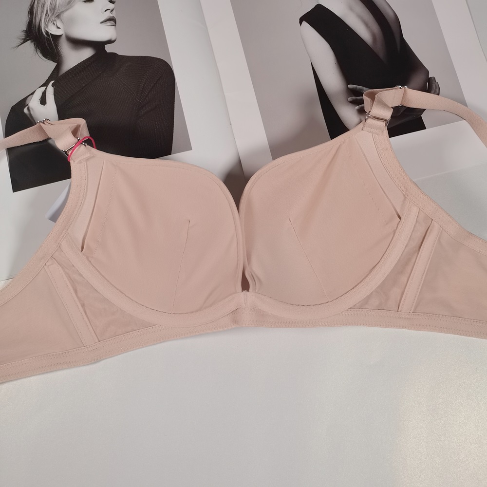 低雞心W型軟鋼圈無壓無痕感調整型內衣