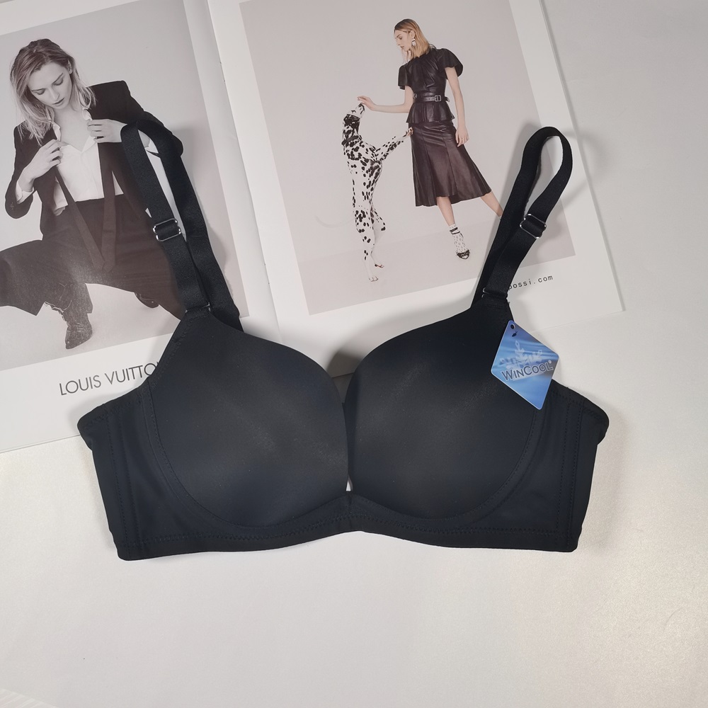 低雞心W型軟鋼圈無壓無痕感調整型內衣