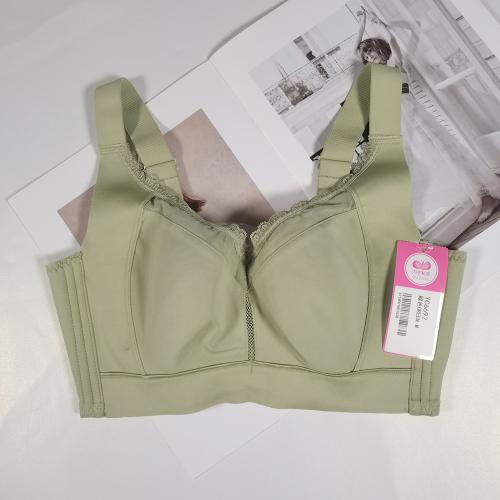 Silent large-cup adjustable bra without steel underwire