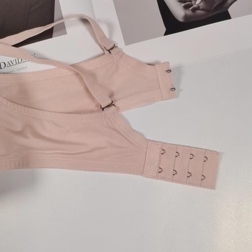 Low-cut W-shaped soft steel ring pressure-free and seamless adjustment type underwear