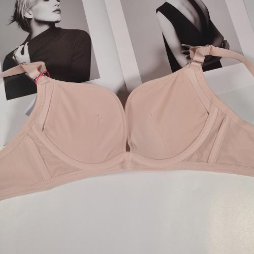 Low-cut W-shaped soft steel ring pressure-free and seamless adjustment type underwear