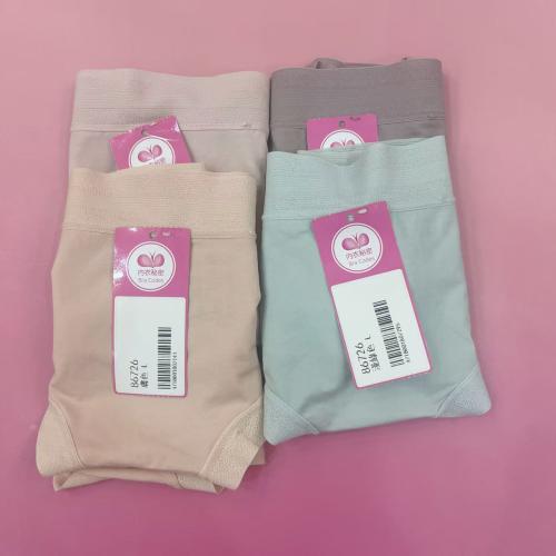 High-waist 100-thread cotton-silk underwear with antibacterial properties 7A