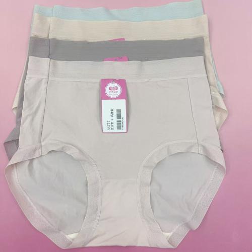 High-waist 100-thread cotton-silk underwear with antibacterial properties 7A
