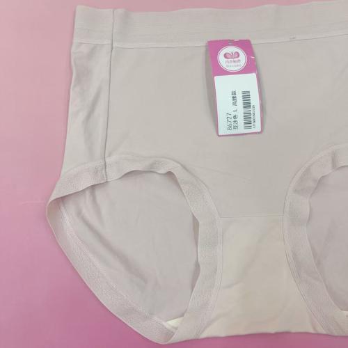 High-waist 100-thread cotton-silk underwear with antibacterial properties 7A