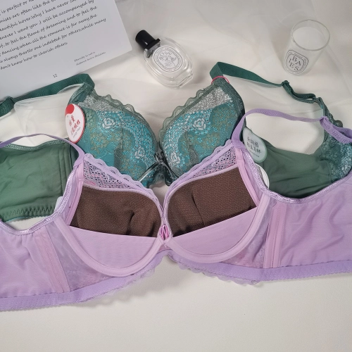 【無鋼圈輕鬆穿】涼感咖啡紗低脊心深V內衣