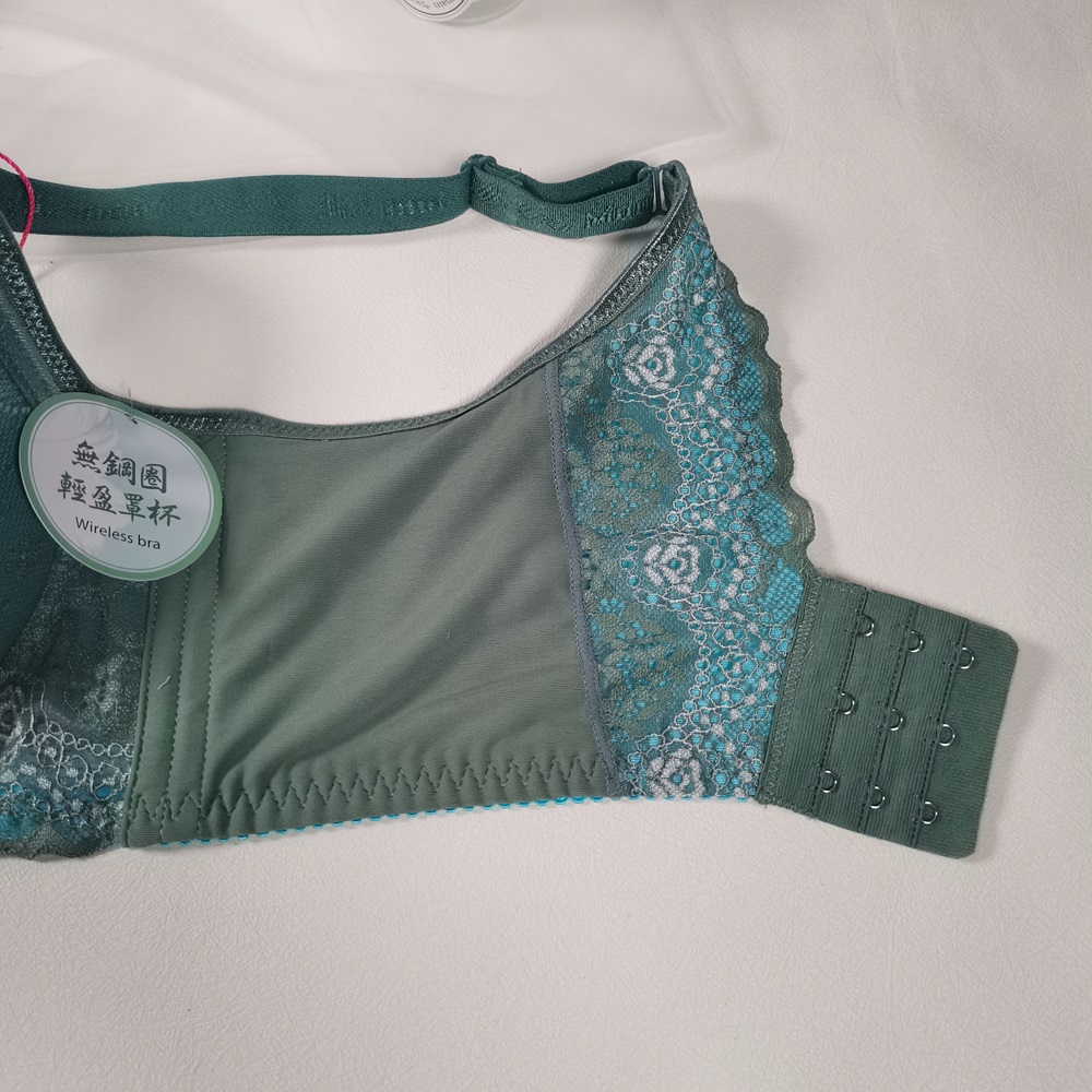 【無鋼圈輕鬆穿】涼感咖啡紗低脊心深V內衣