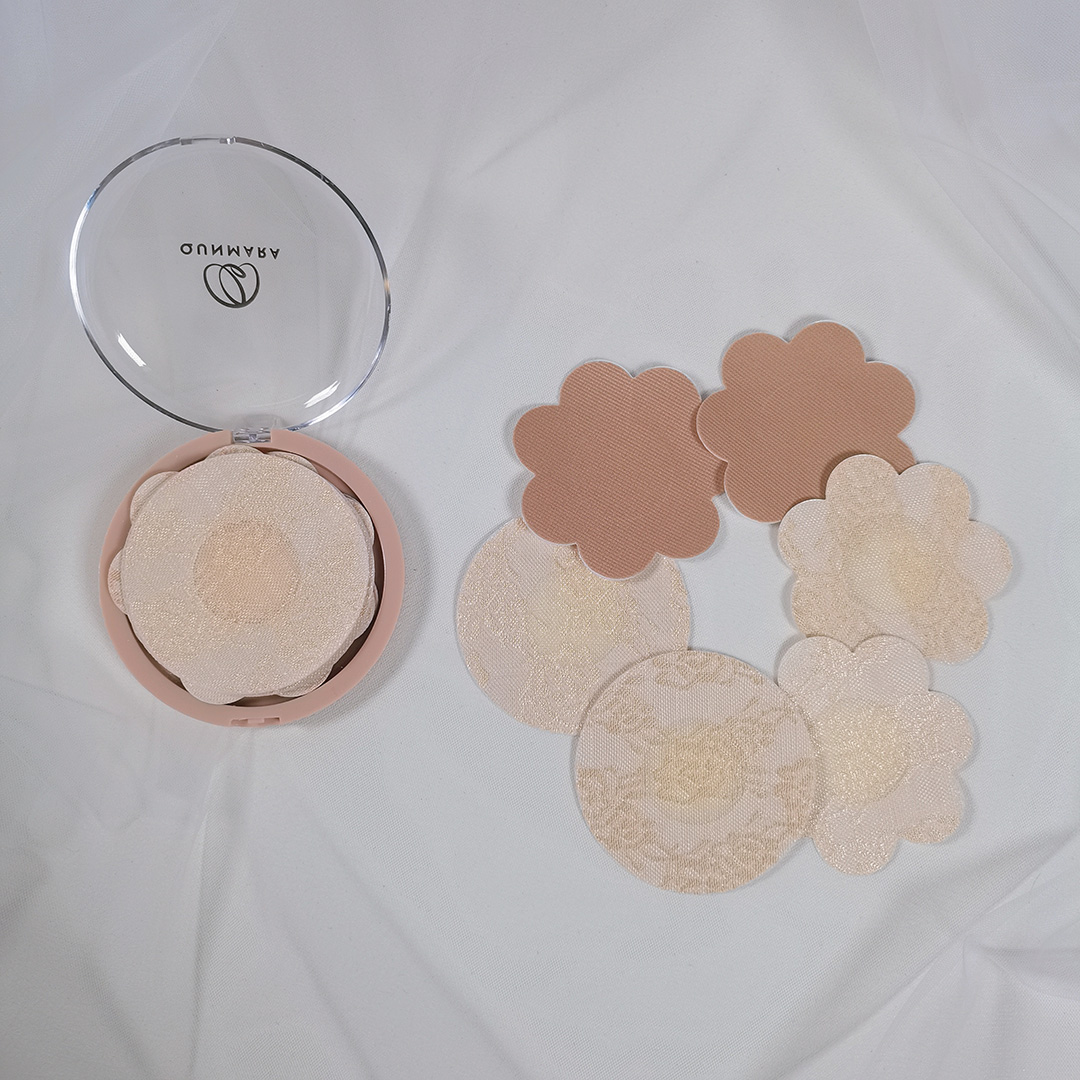 Qunmara隱形花語(一次性）乳貼 3款15片