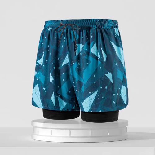 MAN swimming trunk irregular pattern