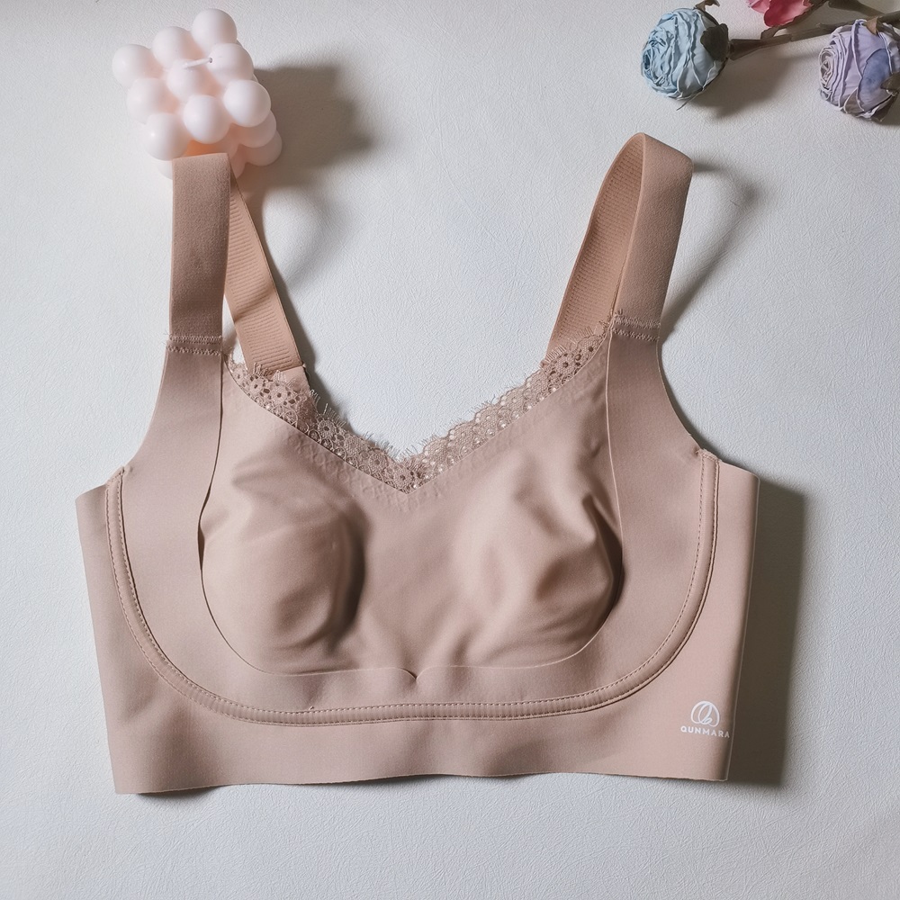 水晶杯軟支撐全包大胸顯細超薄杯舒適內衣