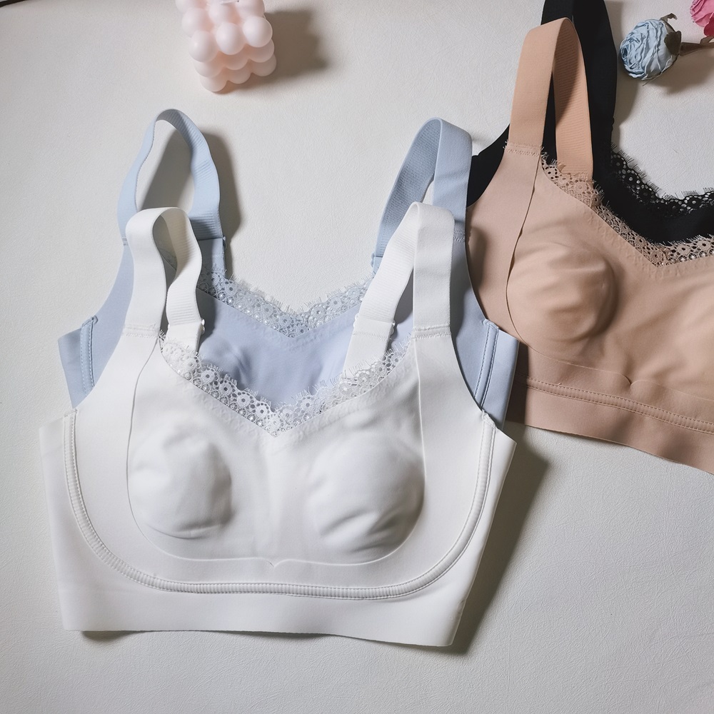 水晶杯軟支撐全包大胸顯細超薄杯舒適內衣