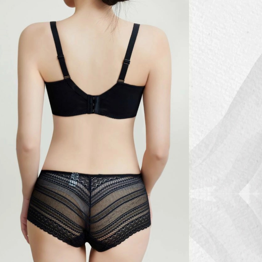 純色繁簡軟鋼圈調整型內衣