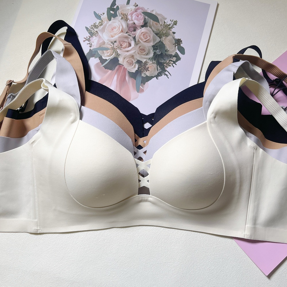 側修鎖脂雙交叉無痕內衣-無鋼圈