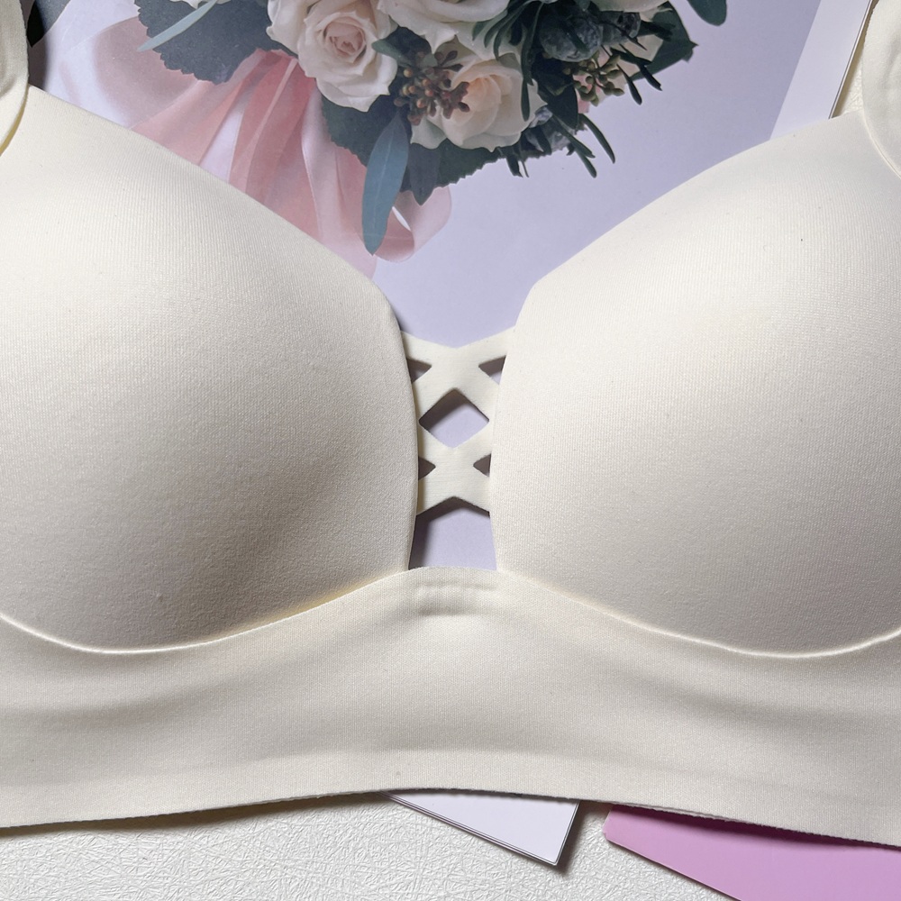 側修鎖脂雙交叉無痕內衣-無鋼圈