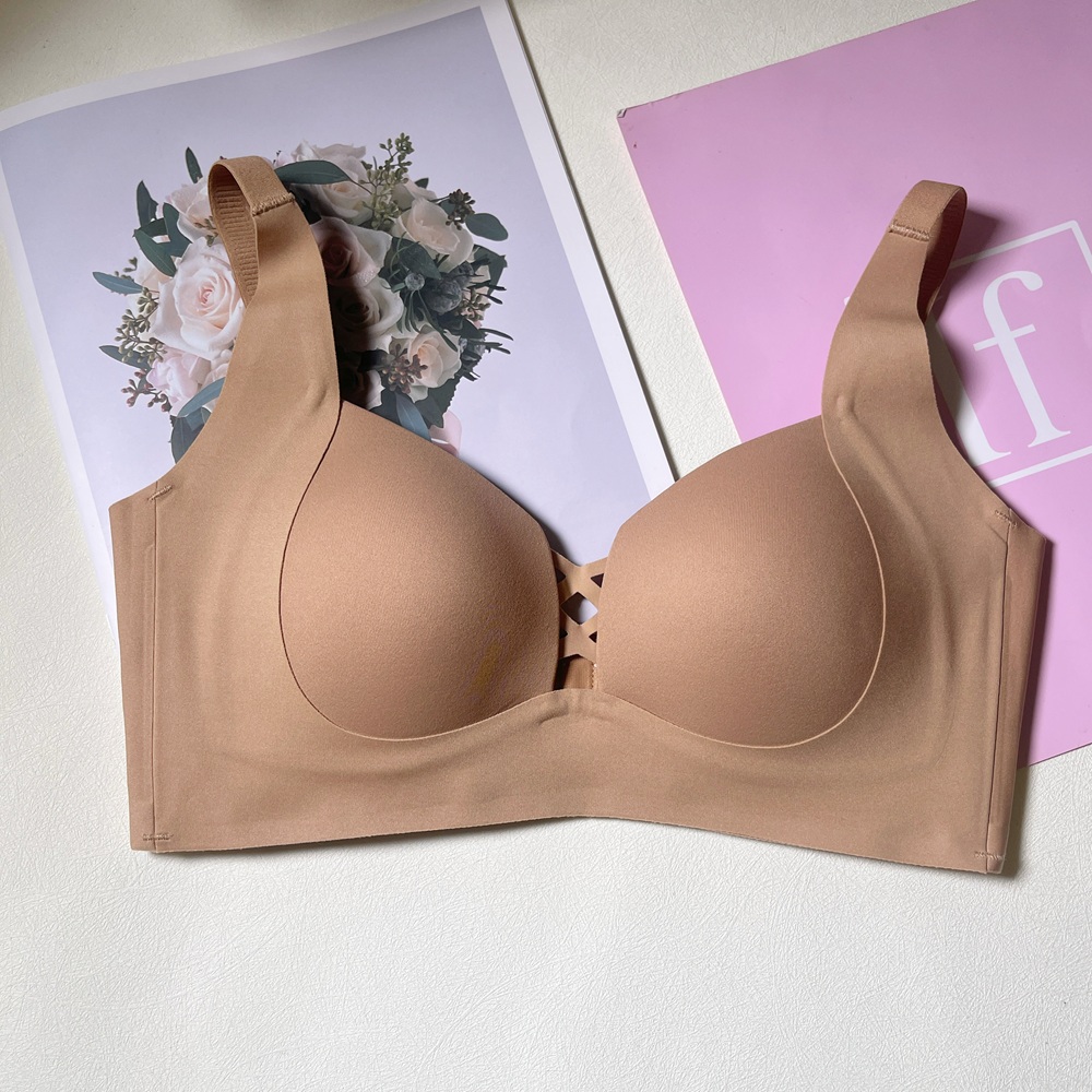 側修鎖脂雙交叉無痕內衣-無鋼圈