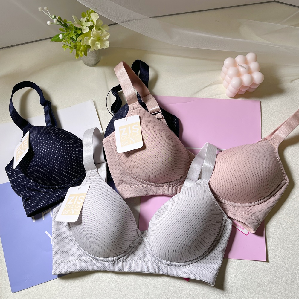 清新柔軟絲滑膠原蛋白罩杯無鋼圈內衣