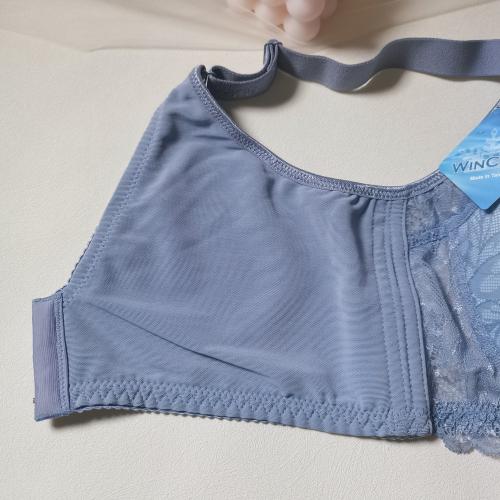 Cooling-effect large U-shaped beautiful back breathable cup-shaped fat-reducing underwear - soft steel band