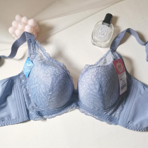 Cooling-effect large U-shaped beautiful back breathable cup-shaped fat-reducing underwear - soft steel band